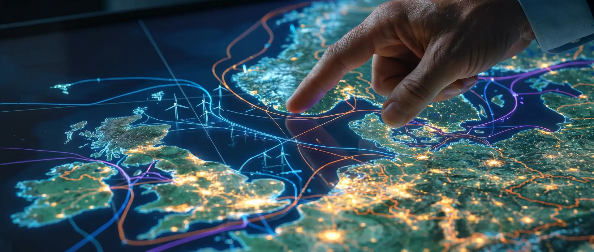 GIS mapping interface showing industrial asset locations overlaid on a geographic map