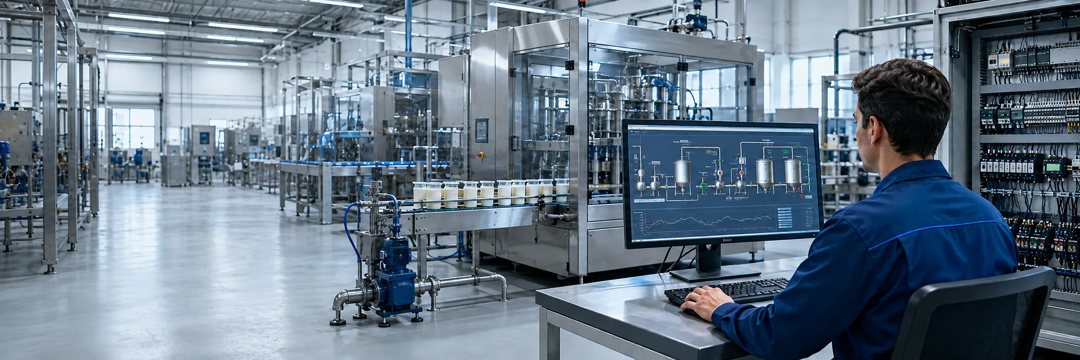 Adroit Lite SCADA running on a machine-level operator station