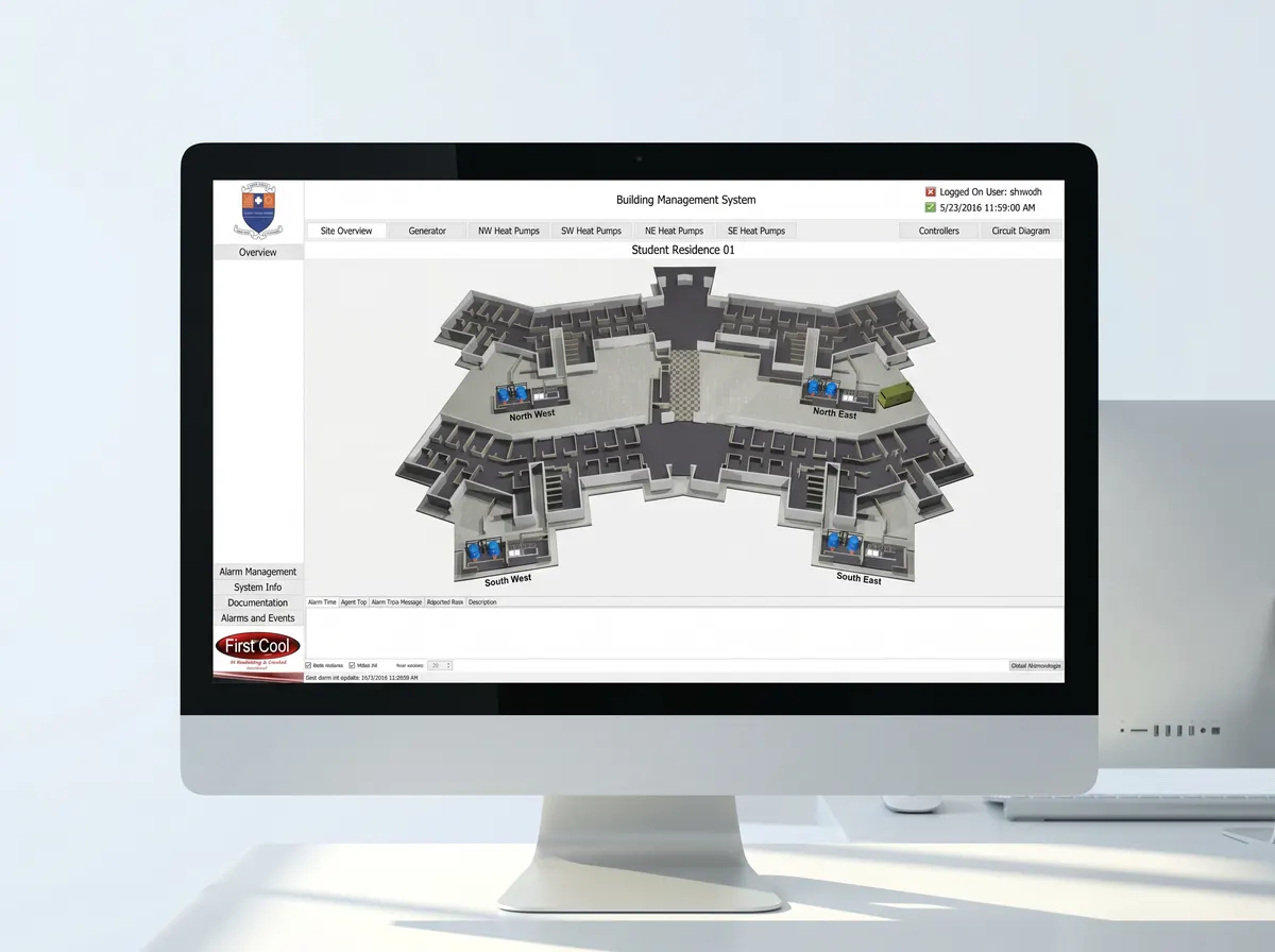 University BMS South Africa - energy and security detail