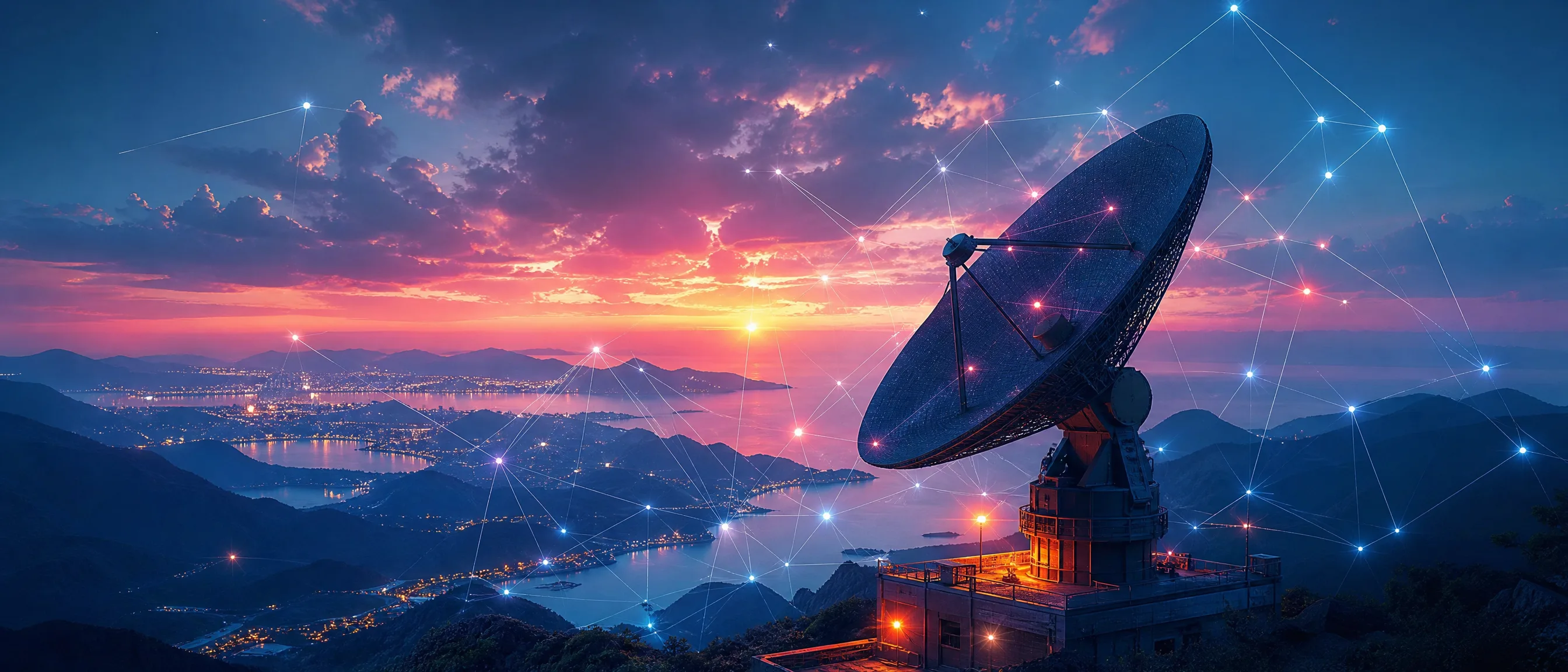 Telecommunications network operations monitored by Adroit SCADA