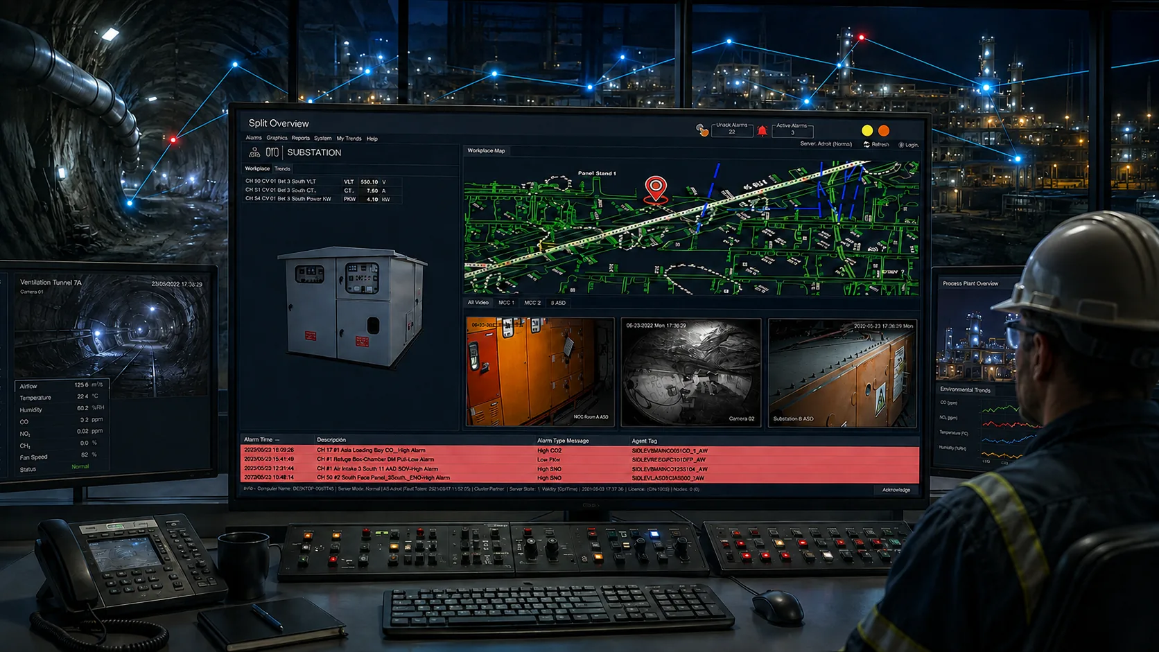 Dynamic Site and Mine Views