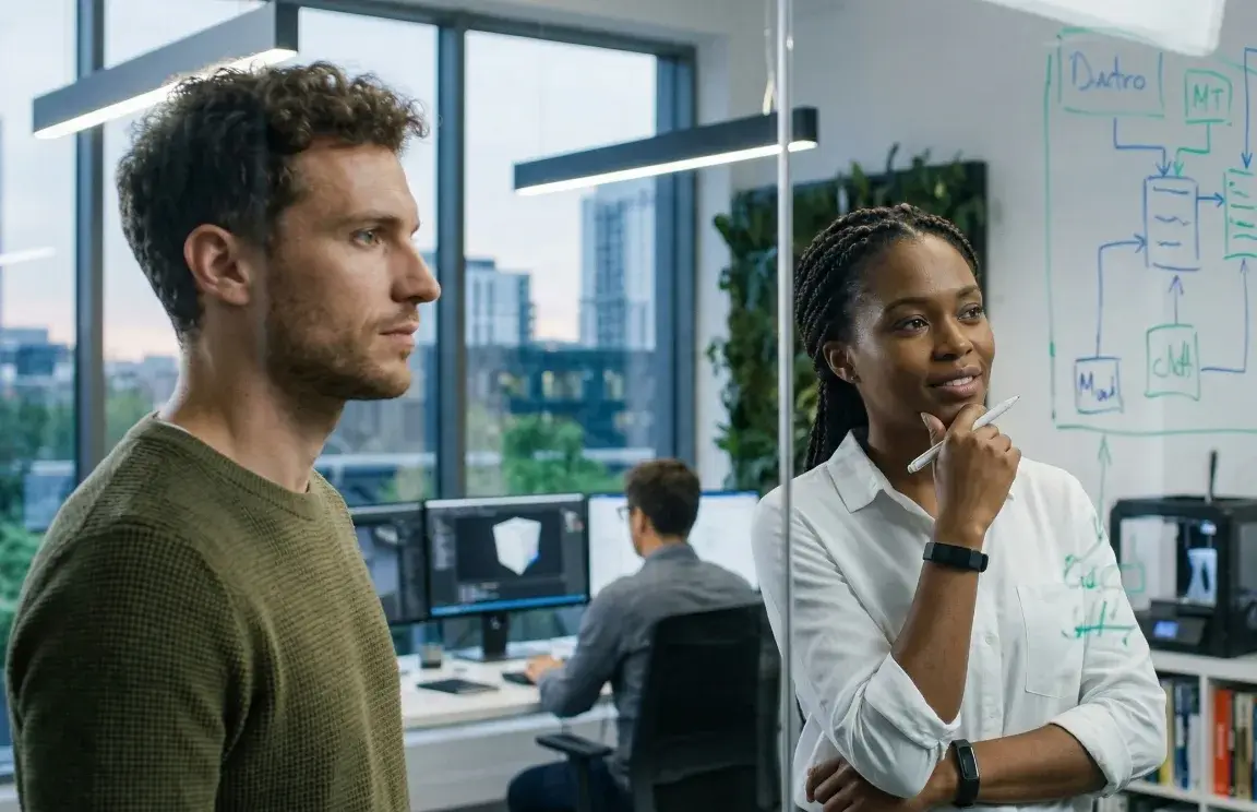 Why Choose MAPS — engineers collaborating in modern office