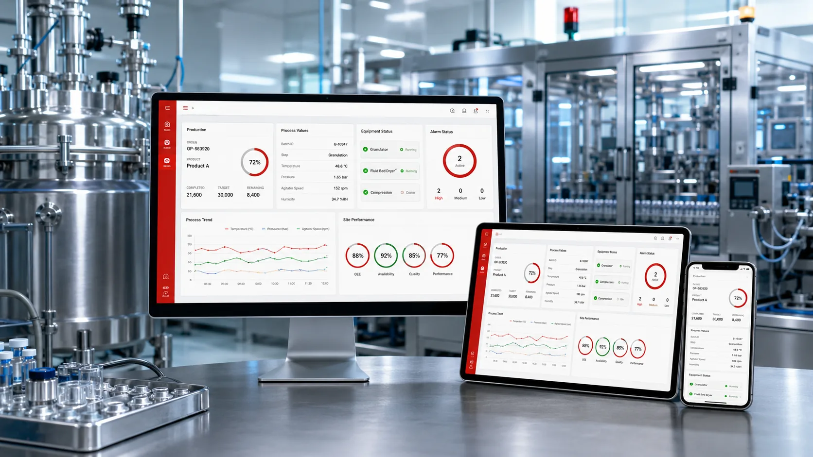 Responsive Process Dashboards